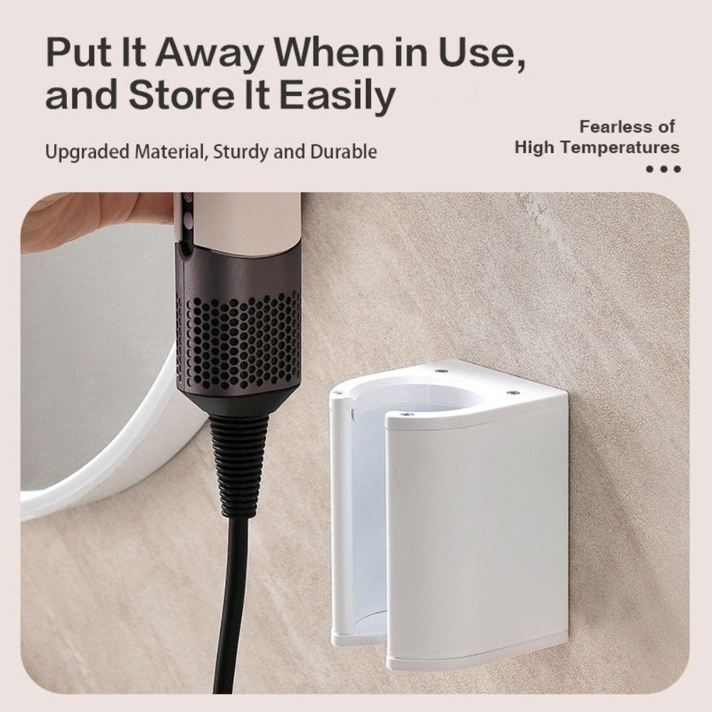 Multi-Functional Curling Iron Straightener Organizer Metal Storage Rack for Dyson Bathroom