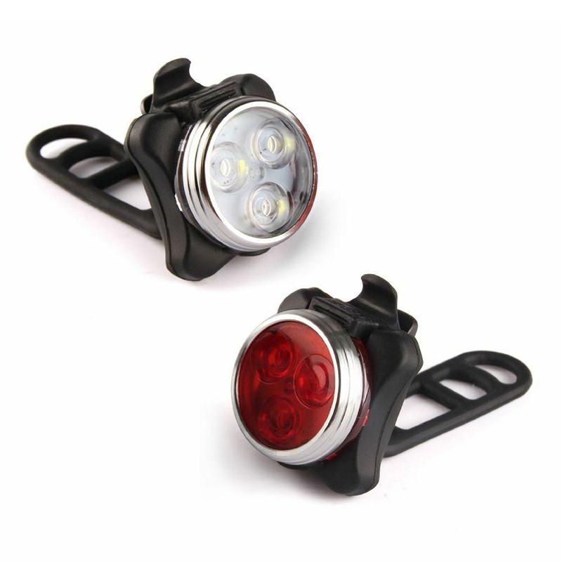 Bike 650ma Light Set Super Bright Usb Rechargeable Bicycle Light Waterproof Ipx4