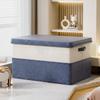Linen Storage Box, Foldable Organizer, Large Capacity, Dustproof, for Wardrobe & Home