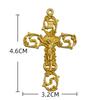 Triangle Alloy Jewellery Connector Jewellery Making Supplies Necklaces Bracelets DIY Accessories Our Lady of Miracles