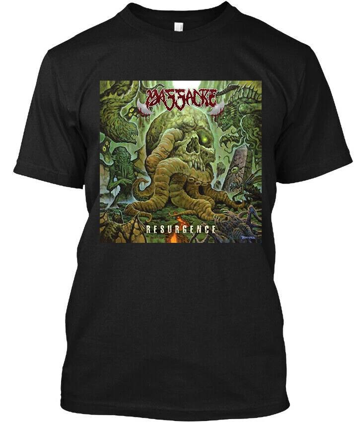 New! Popular Massacre Resurgence American Music Graphic Art Logo T-Shirt S-4XL M