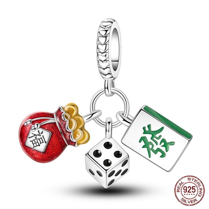 New Copper Tailor Sewing Machine Hairdressing Charms Beads For Brand Original Bracelet Diy Jewelry Gift