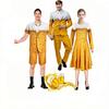 Costum de carnaval cu bere pentru bărbați adulți Costum național german Cosplay Costum pentru petrecere de performanță München