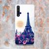 Paris Eiffel Tower Travel Silicone Cover For Honor 20 20S 20E 8 8A Prime 8X MAX 8C 8S 7A 7C 7S Pro Phone Case