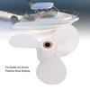 6F8 45942 01 Outboard Boat Propeller 3 Blades Metal 2 Stroke Propeller for Outboard Motors