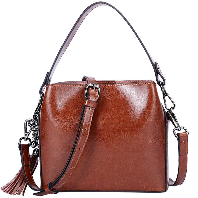 New fashiable leather bag, European and American fashiable leather shoulder bag, women's bag, crossbody bag