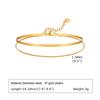 Vnox Snake Chain Anklets for Women, Layering Adjustable Stainless Steel Neck Wrist Ankle Link Chain,Bracelet on Leg Jewelry