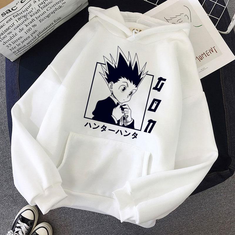 Kawaii Hunter X Hunter Women Hoodies Sweatshirt Killua Zoldyck Anime Manga Loose Hoodie Sweatshirt Oversized Winter Pullover Clothes