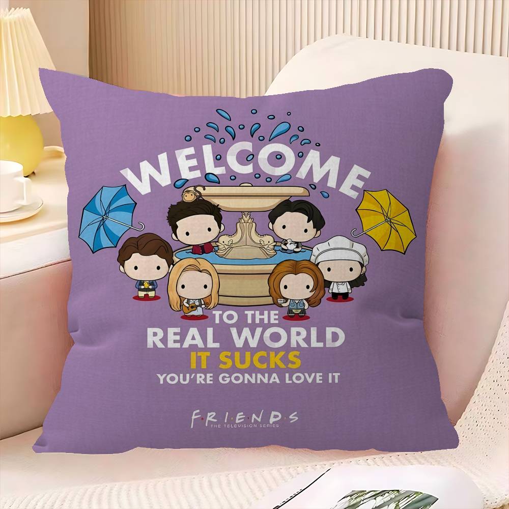 Sitcom TV Friends Pillow Gift Home Office Decoration Bedroom Sofa Car Cushion Cover case x