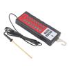 Electric Fence Tester LCD Screen Voltage Meter 10KV Portable Tool with 8pcs Light for Farm