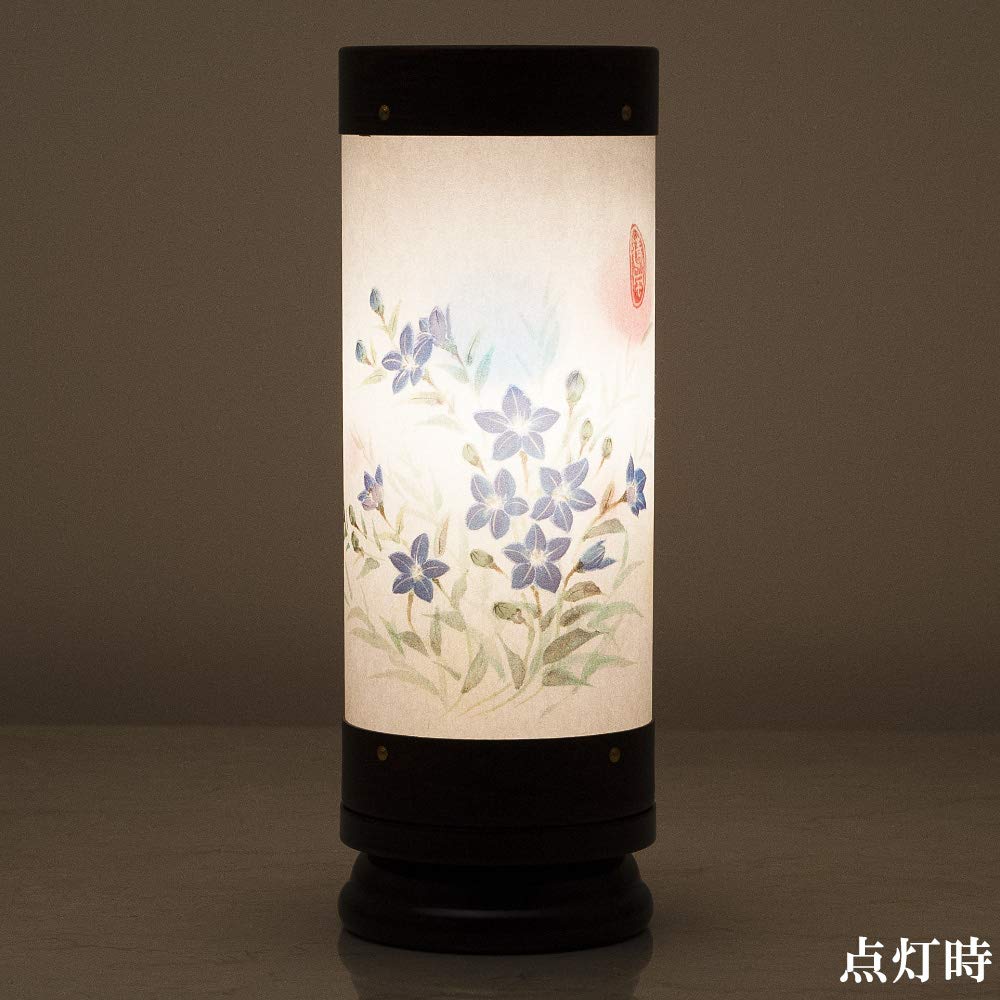 Buddhist Altar Shop Takita Shoten Festival Mini Bon Festival Lantern Rotating Nagara No Koji Kikyo Height X Width 11cm Compact and Cute Mini Bon