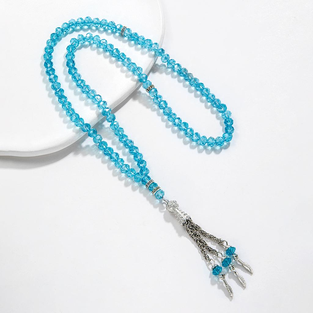 Personalisierte Lange Bunte Muslimische Gebetsperlen Gebetsperlen Armbänder Religiöse Anhänger Unisex Religiöser Schmuck Geschenke