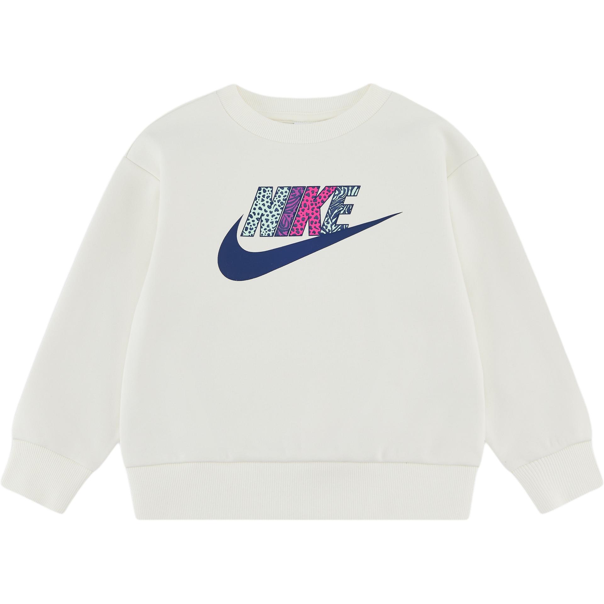 

Nike Свитшот Вязаный Мягкий Круглый вырез Флис Активный стиль Детские топы IQ2912-047 XS