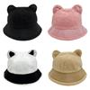 Panda Cartoon Winter Fisherman Hat With Thick Fleece For Cold Weather Activities