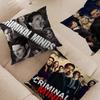 Criminal M-Minds Cushion Cover Inches Farmhouse Decor Home Throw Pillow Covers For Couch Decorations