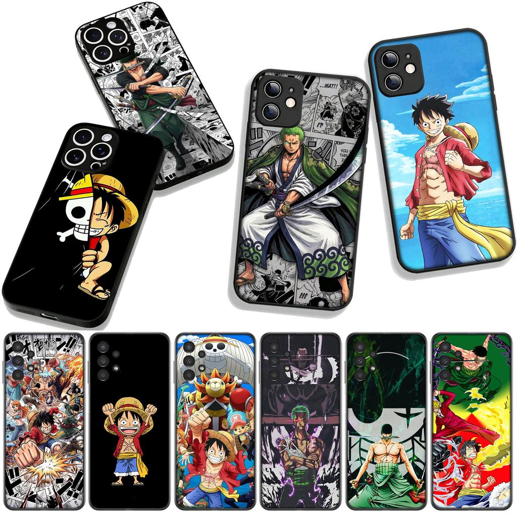 Luffy Anime One Roronoa Zoro Piece Case for Motorola Moto G04 G13 G14 G22 G23 G20 G32 G34 G35 G64 G82 G84 G53 G60 G72 E14 E15