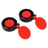 2pcs Eye Wash Spray Nozzle ABS M18 Eyewash Spray Head for Factory Office Home Red