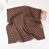 New French Retro Polka Dot Silk Scarf Spring and Summer Korean Version Foreign Style Thin Sunscreen Square Scarf Women's Decorative Shawl