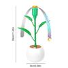 Portable Desktop Fly Fan Flower Pot Foldable Fly Repellent Fan Soundless Multi-Functional Insect Repellent Fan Fishing