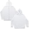 Men's Solid Color Full Zip Hoodie Sweatshirt