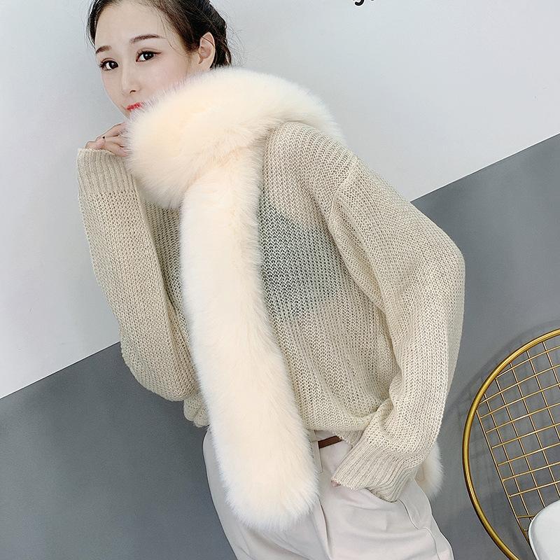 Sciarpa Di Peluche Morbida – Modello Autunno Inverno, Calda Per Sci E Tempo Libero, Colori: Bianco, Kaki, Nero, Grigio, Rosa