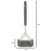 Grill Cleaning Brush BBQ tool Grill Brush 3 Stainless Steel Brushes In 1 Provides Effortless Cleanin pizza furnace stove brush