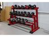 Commercial Grade A-Frame Dumbbell Rack: Thick Steel, Stable, Durable Multi-Layer Storage