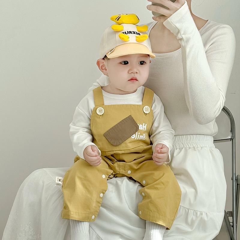 Baby Hat for Women In Spring and Autumn Thin Baby Baseball Cap Cute Cartoon Embroidered Sun Protection Baseball Cap