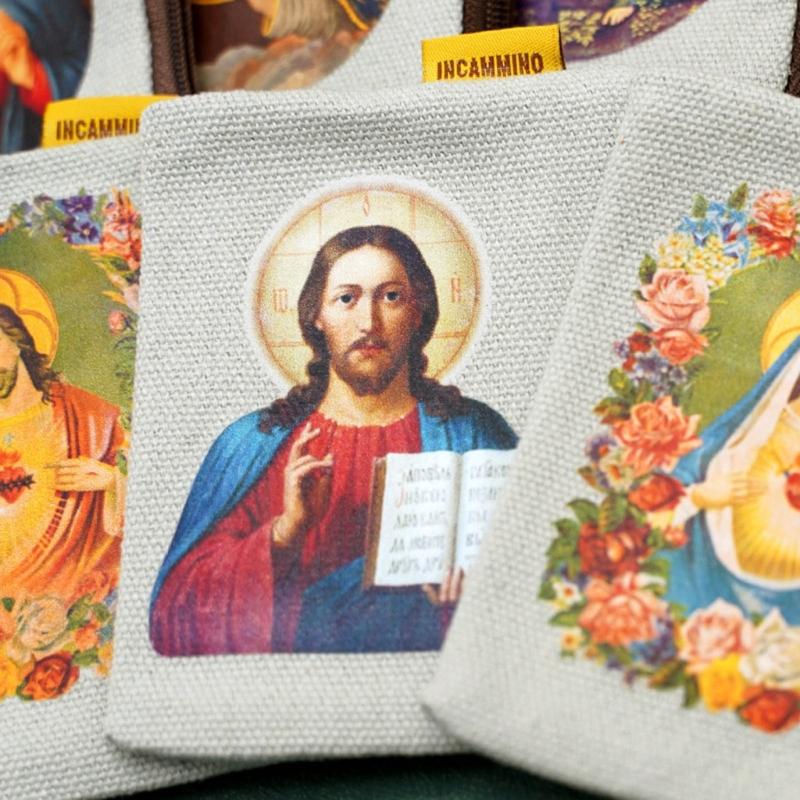 Kompakte Perlenaufbewahrungstasche Geschenktasche Stoff Schmuckbeutel Rosenkranztasche Stoffmaterial Geeignet zum Verschenken Schmuck