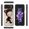 Cute Nara Yoshitomo Art Phone Case For Samsung Z Flip 6 7 5G Z Flip 5 Galaxy Z Flip 3 4 5G ZFlip Shockproof Hard Cover TPU PC Co