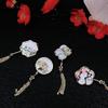 Ancient-style Plum Blossom Tassel Brooch, High-end and Upscale Decorative Accessory for A Fitted Cheongsam, Vintage Pin.