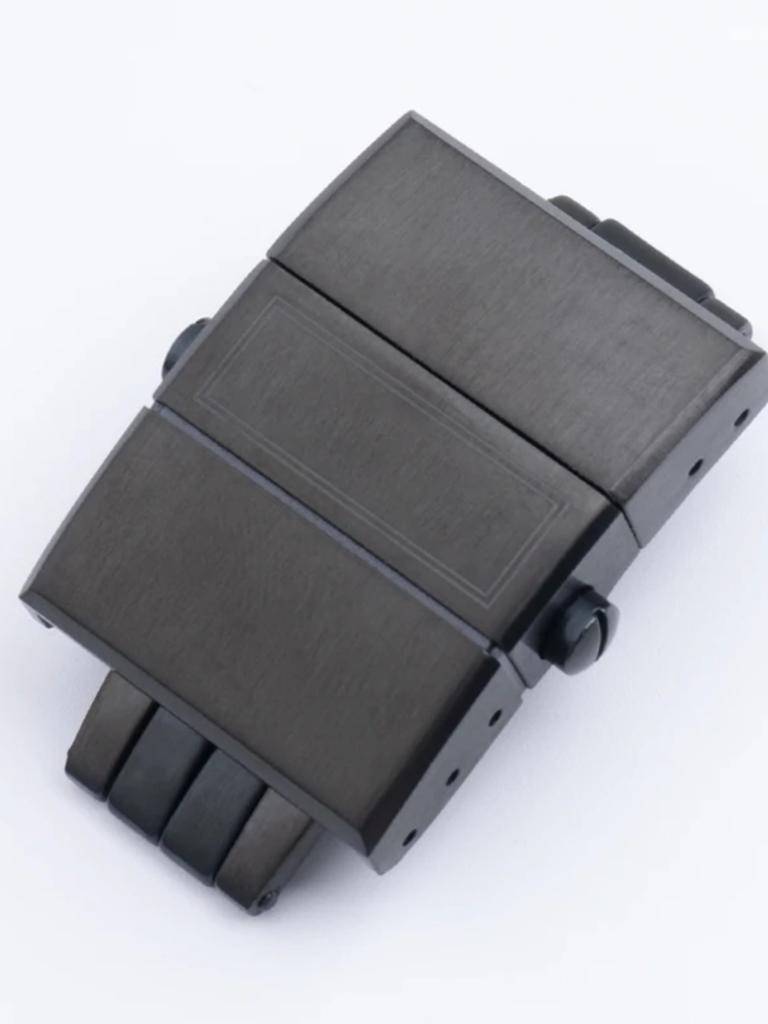 For Ulysse Nardin Athens Watch Strap Folding Buckle Rubber Silicone 316 Stainless Steel Butterfly Clasp Watchband Accessories 20