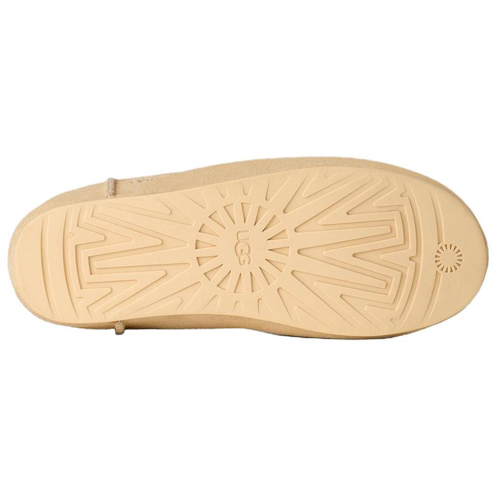 UGG Elea Casual Comfortable Rubber Sole Anti-Wear Open-Toe Slippers Women Slippers Light-Yellow 1171390-PBT