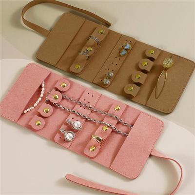 Reise Schmuckaufbewahrungstasche Ohrringe Behälter Halsketten Organizer Schmuck Organizer