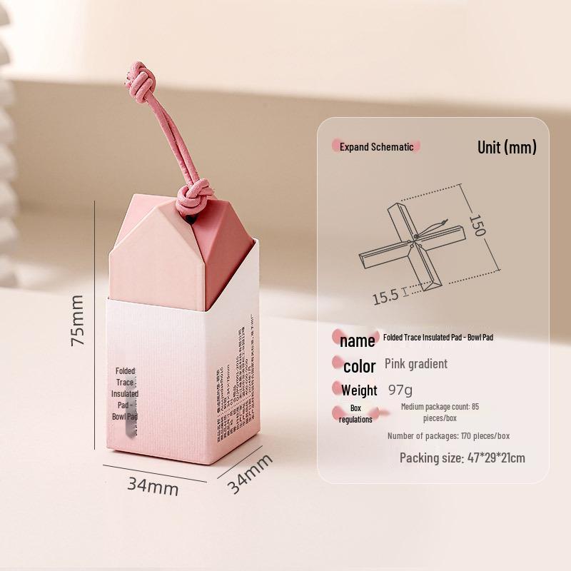 

Newcomer Discount: Foldable Insulation Pad for Dining Table - Multi-use Placemat, Pot & Bowl Mat