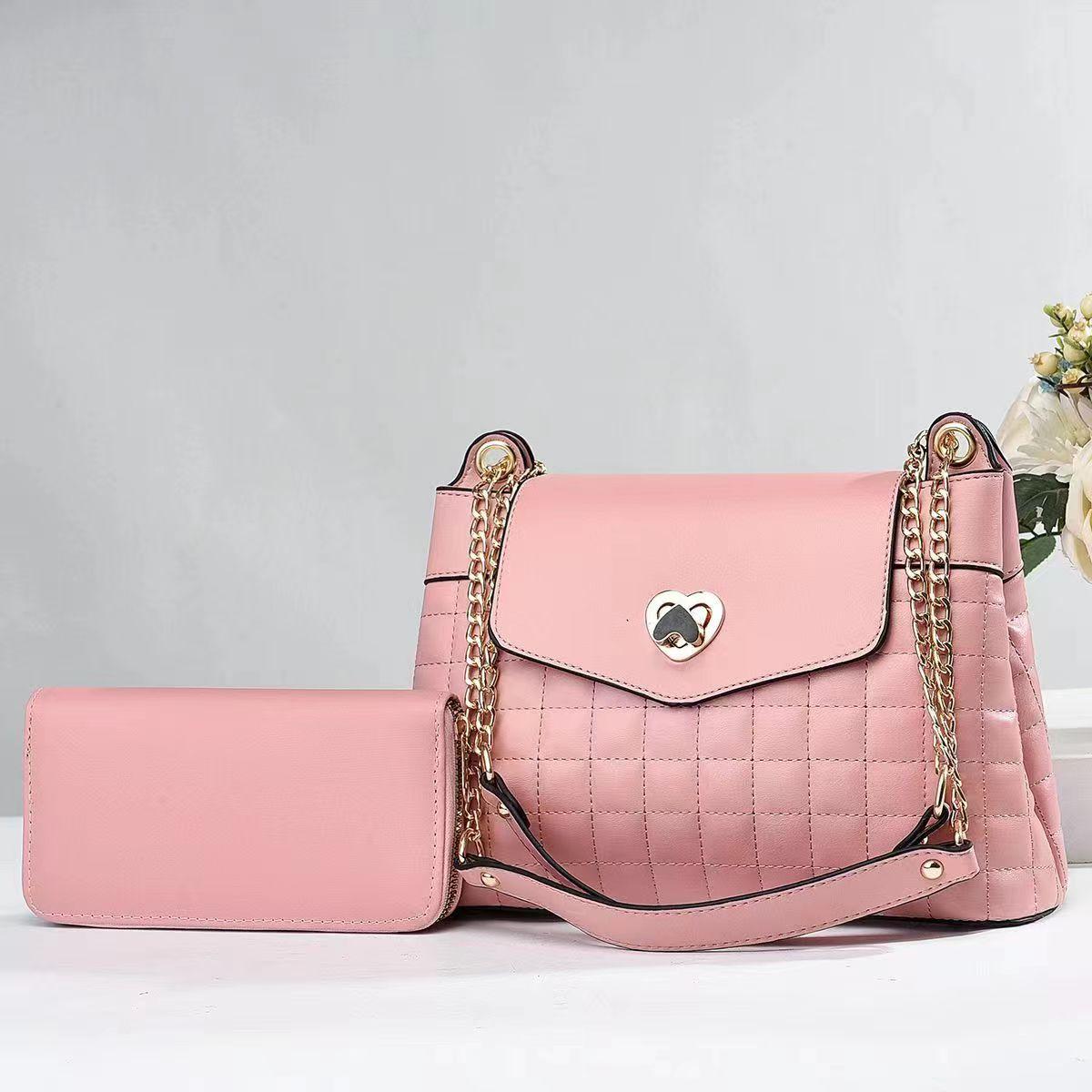 

The Latest Female Bag Popular Choice Fashion Large Capacity Crossbody Bag Women All Style Small Size Fragrant Wind Ring-lattice Female Bag .