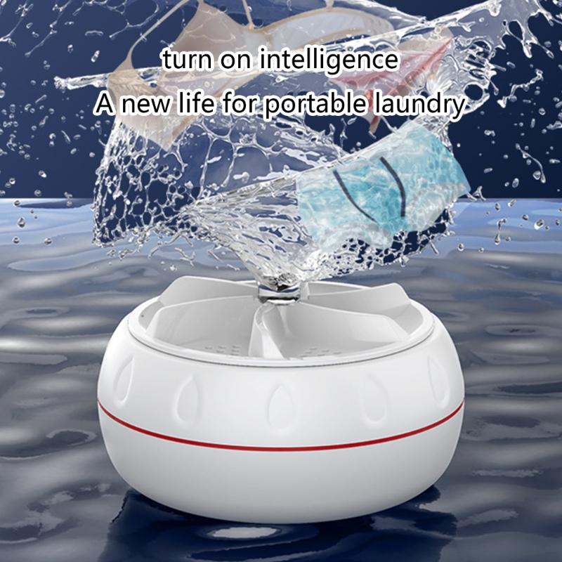 Portable Turbo Washers Mini Washing Machine Ultrasonic Turbine Washing Machine with USB Powered Travel Washers Cleaner