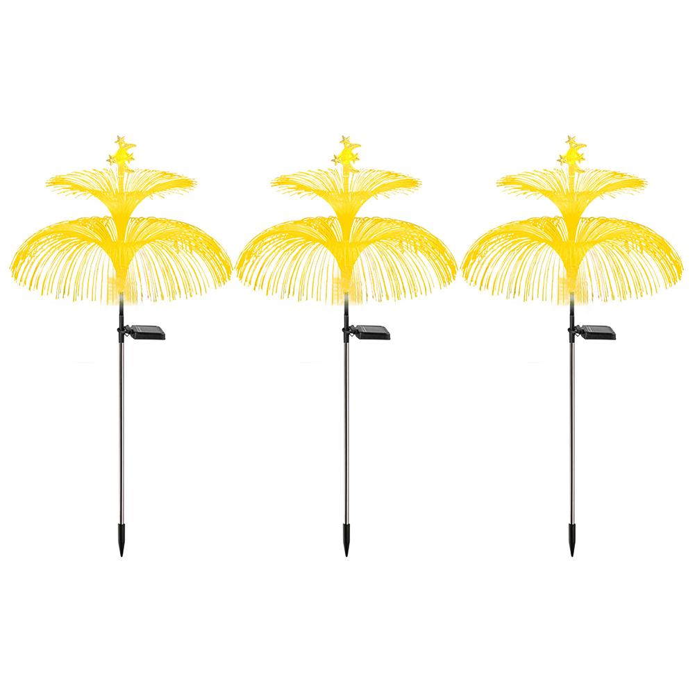 Garden Decoration Light IP65 Waterproof Fairy Pathway Light 600mAh 7 Colors Changing with Moon Star for Yard Patio Garden Gazebo