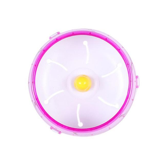 Hamster Running Disc Toy 3 Size Silent Small Pet Rotatory Jogging Wheel Small Pets Sports Wheel Toys Hamster Cage Accessories