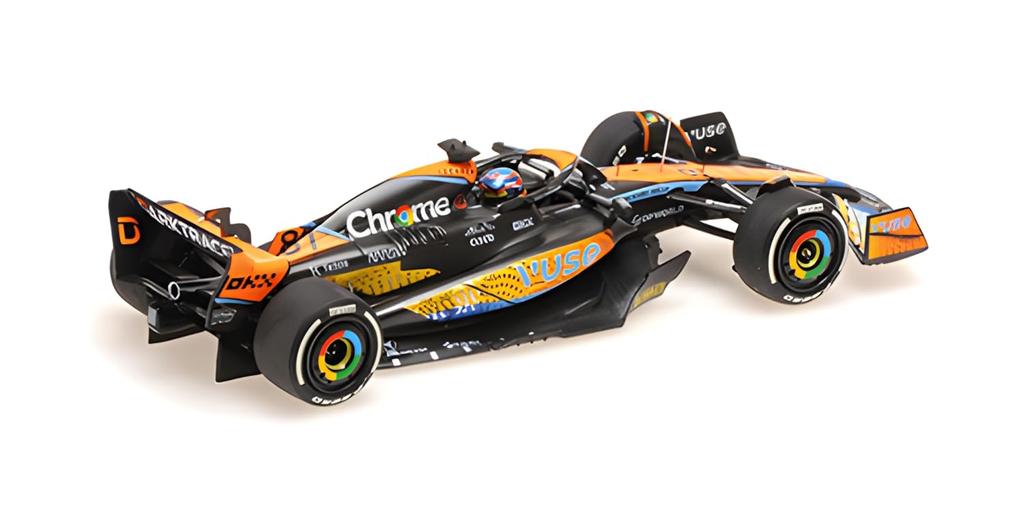 Minichamps Scale McLaren F1 Team MCL60 2023 F1 Abu Dhabi GP Piastri 1/43 #81 O. [Resin]