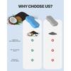 Cat Water Fountain Filters: Suitable for KOOGMOON Steel Cat Fountain(S4) - 6PCS Carbon Filter + 6PCS Foam Filter