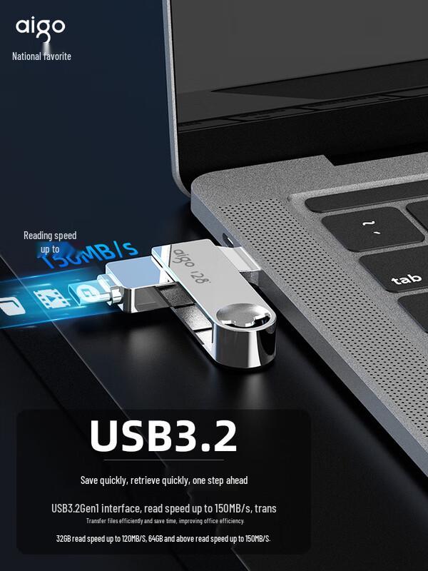 Patriot U350 Dual Port Type-C USB Flash Drive