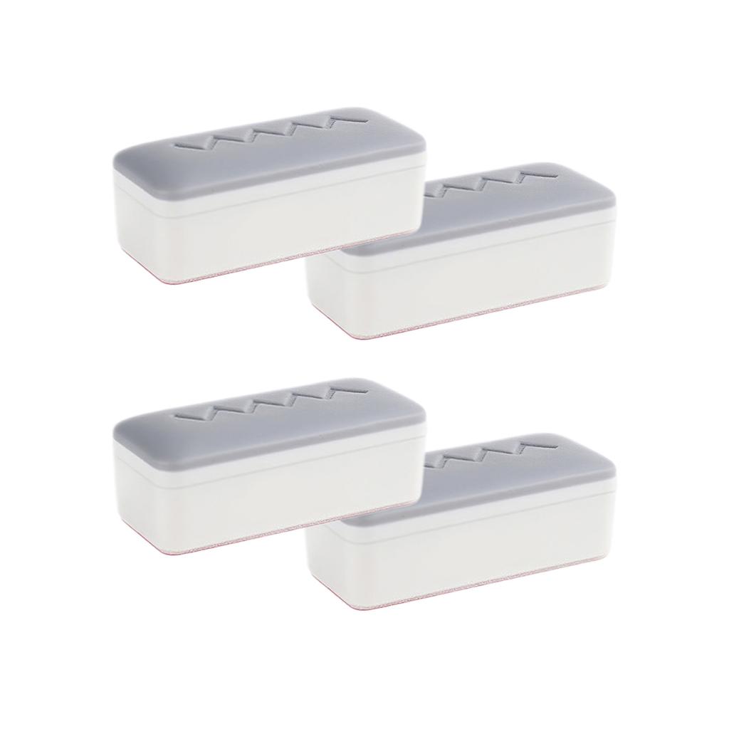 Set Of 4 Universal Toilet Seat Bumpers ABS NonSlip Seat Spacers Pads For Secure Fit Easy Installation Bathroom Accessory