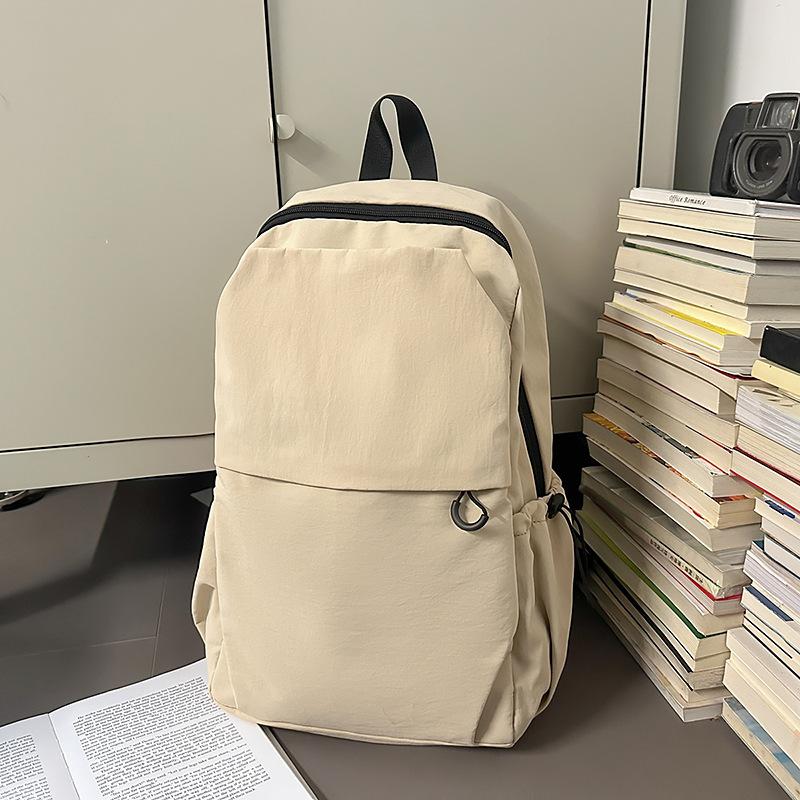 Schoolbag Schoolbag Girls Pure Large Capacity Versatile Trend Backpack Junior High School Students Sweet Wind Japanese High Value Backpack