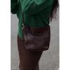 2025 New medieval fashion versatile leather square shoulder underarm crossbody tote bag woven bag hand bucket bag