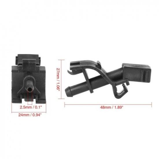 2Pcs Front Windshield Washer Nozzle Jet For Toyota 4Runner Corolla Highlander