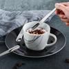 5 Piece Coffee Spoon Stainless Steel Flat Spoon Stirring Bar Spoon Kitchen Gift for Coffee Lover Nice Coffee Accessorie