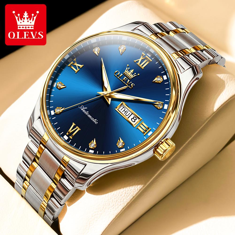 OLEVS 9955 Custom Oem Watch Stainless Steel Luxury Mechanical Watches Man Wrist Classics Ladies Business Man Mechanical Watch