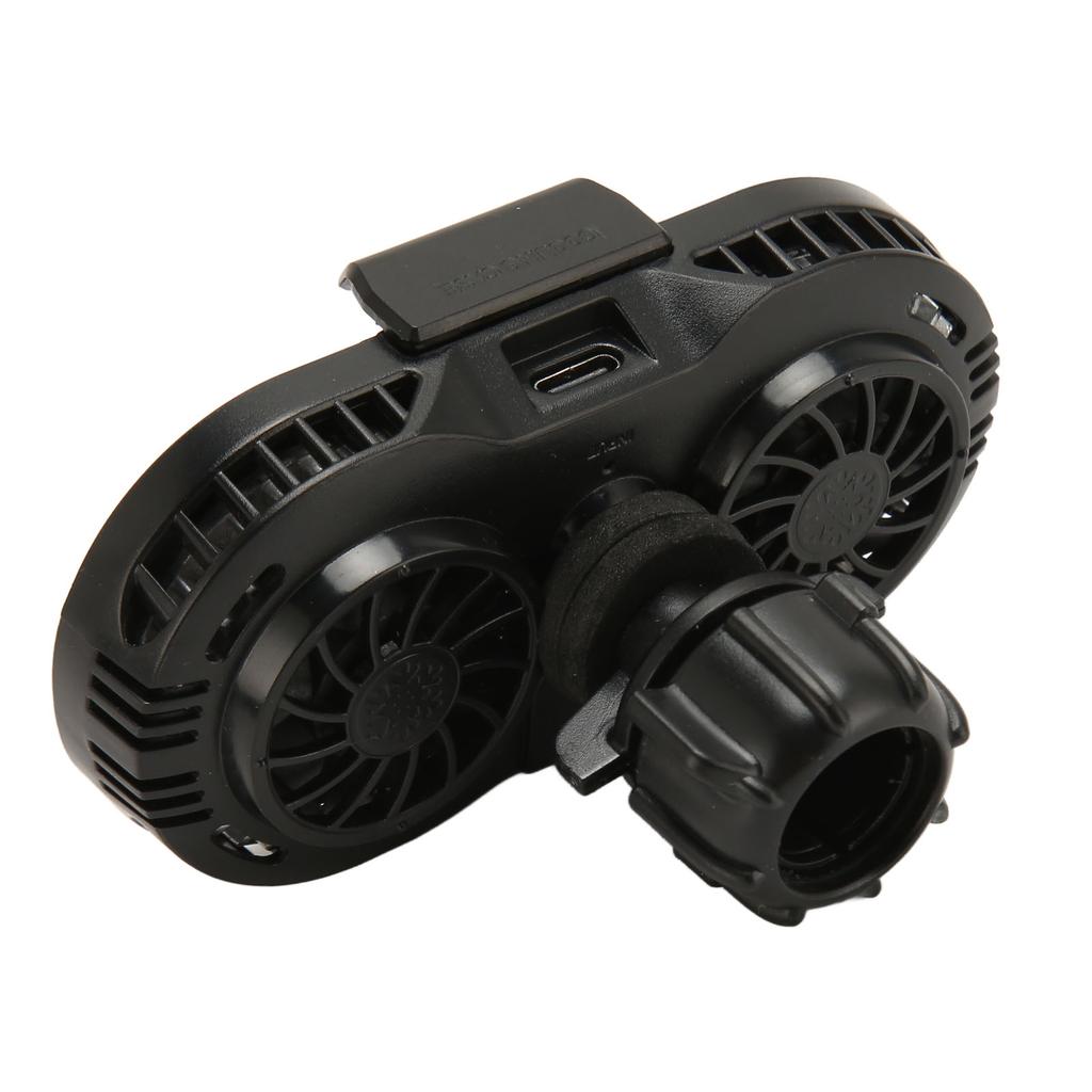 Cell Phone Cooler Semiconductor Cooling Silent Phone Radiator with Dual Fan Fast Cooling for Gaming