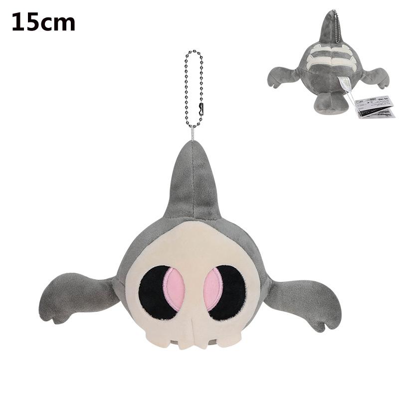 Anime Plush Gastly Gengar Hisuian Zorua Duskull Stuffed Peluche Doll Keychain Cartoon Toys Christmas Birthday Gifts